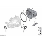 BMW Differential Cover Rear (X1) - Genuine BMW 33117518404
