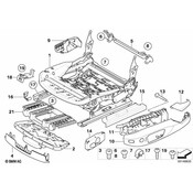 BMW Seat Track Cover - Genuine BMW 52106958659