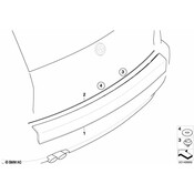 BMW Expanded Rubber Seal - Genuine BMW 51133415081