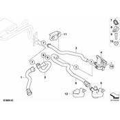 BMW HVAC Heater Hose - Genuine BMW 64216923944