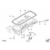 BMW Engine Oil Pan - Genuine BMW 11137585432