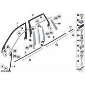 BMW Fillister Head Screw With Collar (M5X20mm) - Genuine BMW 07147073527