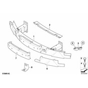 BMW Bumper Cover Reinforcement Beam - Genuine BMW 51117185487