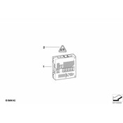 BMW Receptacle Housing (2Polig) - Genuine BMW 61136907385