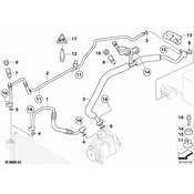 BMW A/C Refrigerant Hose - Genuine BMW 64509193128