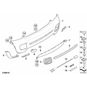 MINI Bumper Corner Cover - Genuine MINI 51120413250