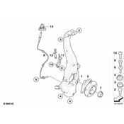 BMW ABS Wheel Speed Sensor Bracket - Genuine BMW 34526859534