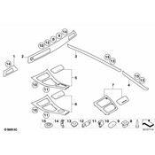 BMW Threaded Bolt (M5X19) - Genuine BMW 51439127763