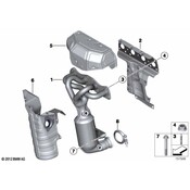 MINI Catalytic Converter Bracket Bolt (M8x55) - Genuine MINI 13517543927