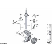 BMW Right Abs-Bva Tube Bracket - Genuine BMW 34526770630