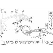 BMW Plastic Bush - Genuine BMW 51657198225