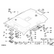 BMW Handle Rear Right (Sky Grey) - Genuine BMW 51167112468