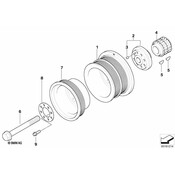 BMW Hub - Genuine BMW 11237510626