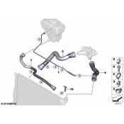 BMW Bracket Hose Line - Genuine BMW 11537838216