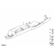 BMW Fillister Head Screw (Isa M6X16 Zn Sw) - Genuine BMW 07149165429