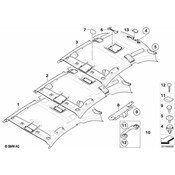 BMW Roof Opening Trim - Genuine BMW 51442997404