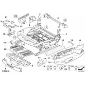 BMW Seat Trim Panel - Genuine BMW 52107118480