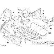BMW Plug-In Retainer (Black) - Genuine BMW 51487117545