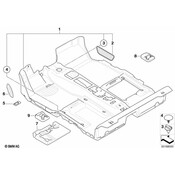 MINI Insert Foot Rest - Genuine MINI 51477138446