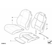 BMW Seat Cushion Pad - Genuine BMW 52109113389