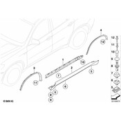 BMW Support Piece Sill Right - Genuine BMW 51777176232
