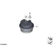 BMW Anti-Theft Alarm Siren - Genuine BMW 65755B61723