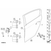 BMW Door Reinforcement Rear Right - Genuine BMW 51717152244