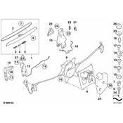 MINI Deck Lid Release Cable - Genuine MINI 51247120472
