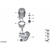 BMW Bracket Oil Carrier Top - Genuine BMW 32416768095