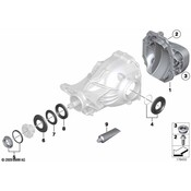 BMW Differential Cover - Genuine BMW 33118638083