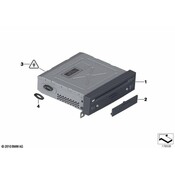 BMW GPS Navigation Control Module Bracket - Genuine BMW 65839165318