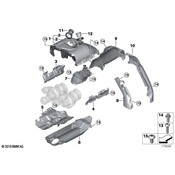 BMW Heat Protection Right (Cyl 14) - Genuine BMW 11657603060