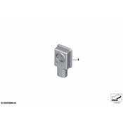 BMW HVAC Recirculated Air Sensor (AUC) - Genuine BMW 64115B3A890