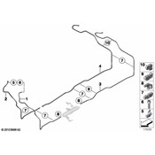 BMW Fuel Line Spacer - Genuine BMW 16127202598