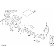 MINI Dash Panel Insulator Clip - Genuine MINI 07130766384