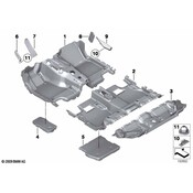 BMW Bracket Footrest - Genuine BMW 51479121623