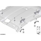 BMW Grab Handle Front (Oyster) - Genuine BMW 51169170554