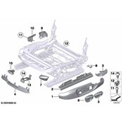 BMW Seat Trim Panel - Genuine BMW 52107118483
