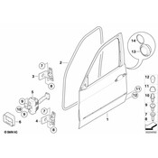 BMW Right Lower Front Door Hinge - Genuine BMW 41517176850