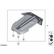 BMW Engine Cover Stud - Genuine BMW 13717507180