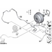 BMW Clip Vacuum Pipe - Genuine BMW 11667599548