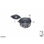 BMW Top-Hifi Loudspeaker Tweeter - Genuine BMW 65139184795