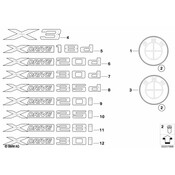 BMW Hatch Emblem - Genuine BMW 51147362671