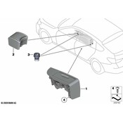 BMW Ashtray Insert (Black) - Genuine BMW 51169181379