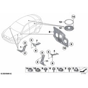BMW Cover Floor Panel Rear - Genuine BMW 51717124999