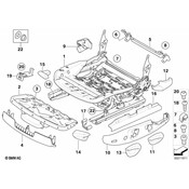 BMW Seat Trim Panel - Genuine BMW 52109120350