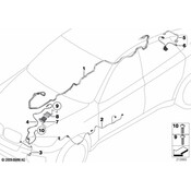 BMW Holder B+ Distributor Front - Genuine BMW 61149153410