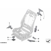BMW Seat Motor - Genuine BMW 52107242070