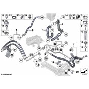 BMW Power Steering Return Hose - Genuine BMW 32416797306