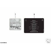 BMW Fuel Information Label - Genuine BMW 71228877627